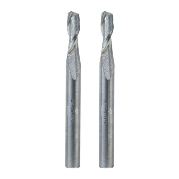 2 Cortadores De Carburo 7/32" 2F Rapidkut