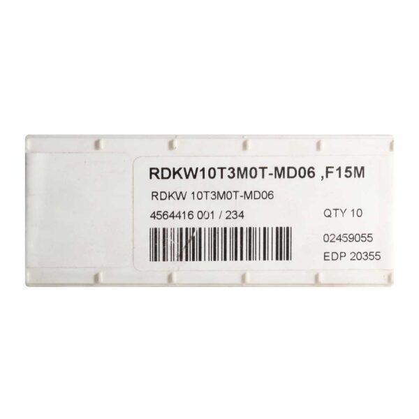 10 Insertos Rdkw10T3M0T-Md06 F15M Seco - Imagen 5