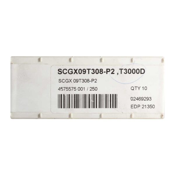 10 Insertos Scgx09T308-P2 T3000D Seco - Imagen 4