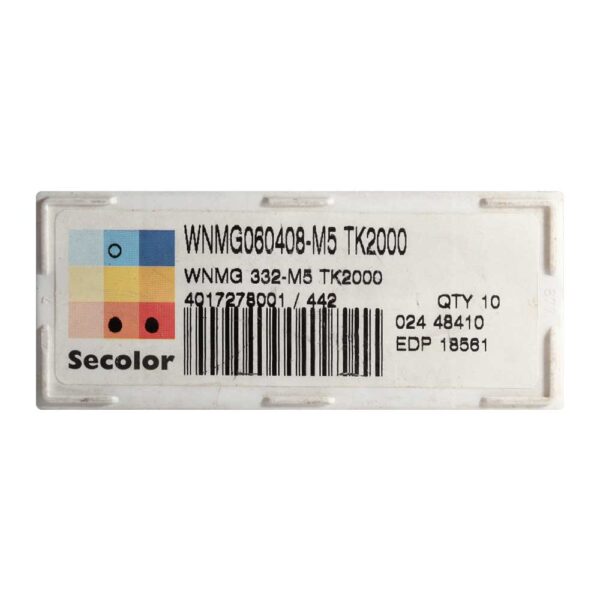 10 Insertos Wnmg332-M5 Tk2000 Seco - Imagen 5