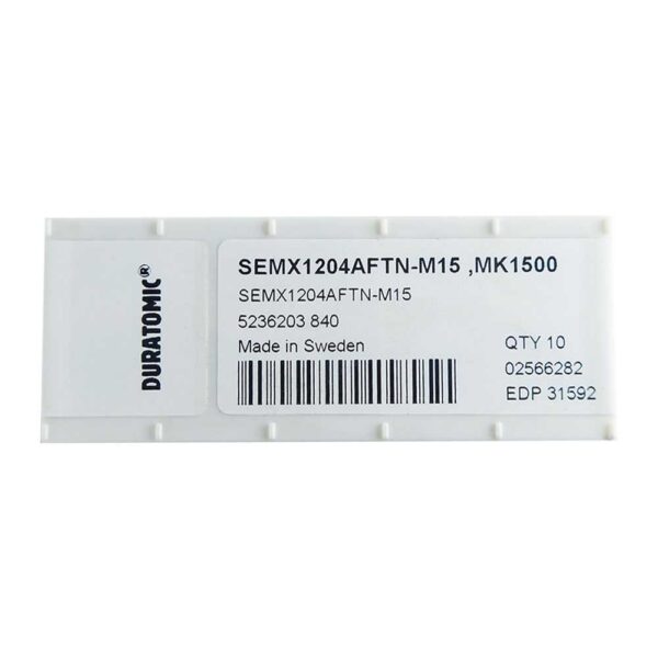 10 Insertos Semx 1204Aftn-M15 Mk1500 Seco - Imagen 5