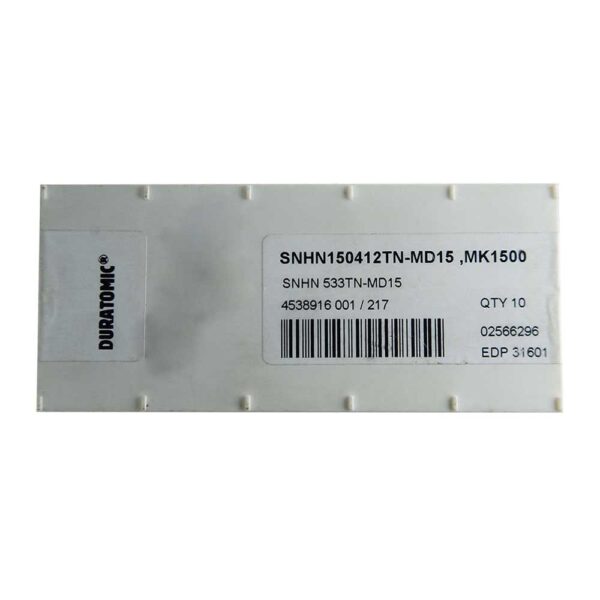 10 Insertos Snhn533Tn-Md15 Mk1500 Seco - Imagen 5