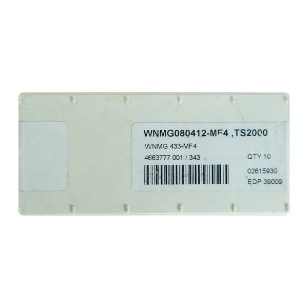 10 Insertos Wnmg433-Mf4 Ts2000 Seco - Imagen 5