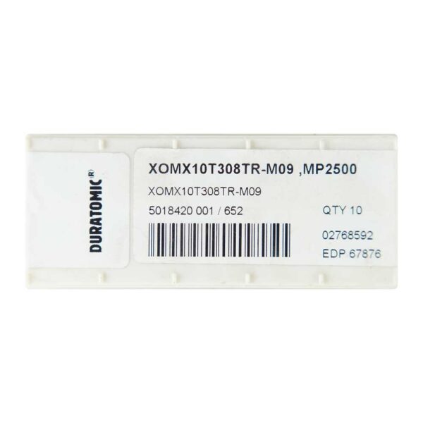 10 Insertos Xomx10T308Tr-M09 Mp2500 Seco - Imagen 5