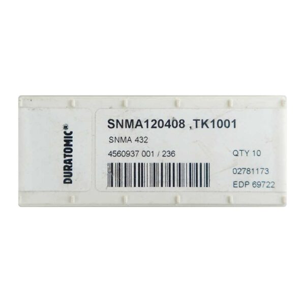 10 Insertos Snma432 Tk1001 Seco - Imagen 5