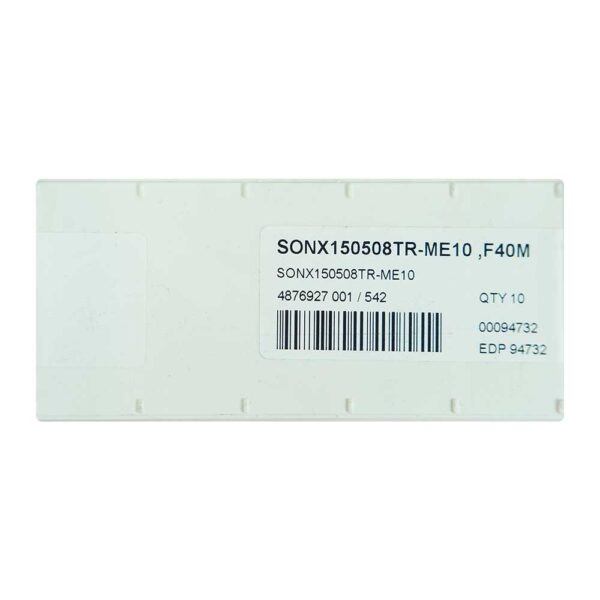 10 Insertos Sonx150508Tr-Me10 F40M Seco - Imagen 5