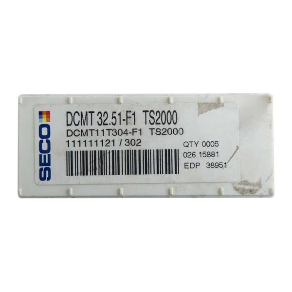 5 Insertos Dcmt32.51-F1 Ts2000 Seco - Imagen 5