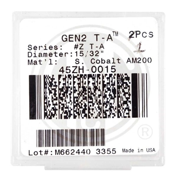 Inserto Z GEN2 T-A SC AM200 15/32 Allied Machine - Imagen 3