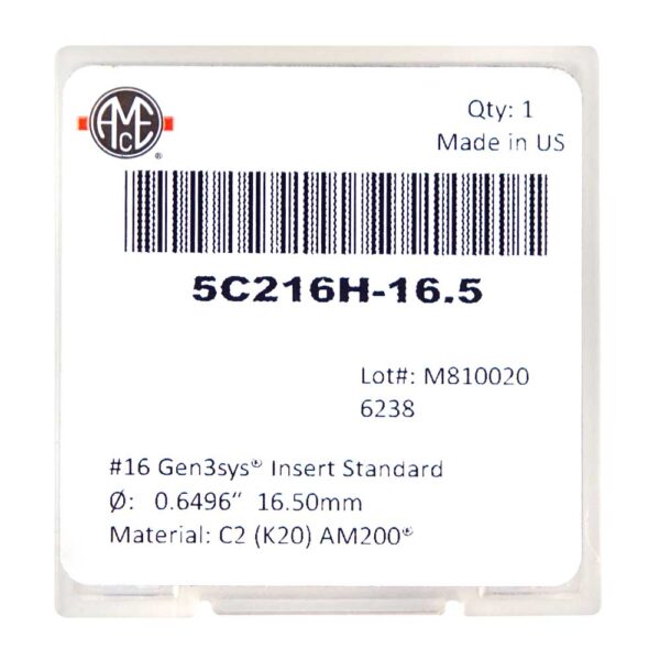 Inserto GEN3SYS 16.5 mm C2 AM200 Allied Machine - Imagen 2