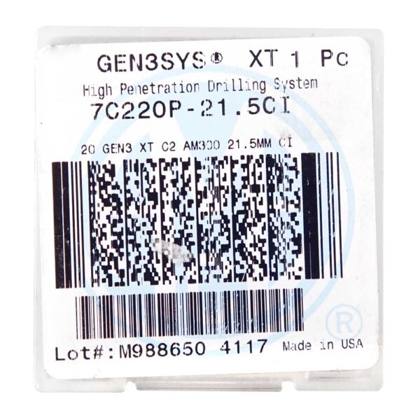 Inserto GEN3SYS XT 21.5 mm C2 AM300 Allied Machine - Imagen 3